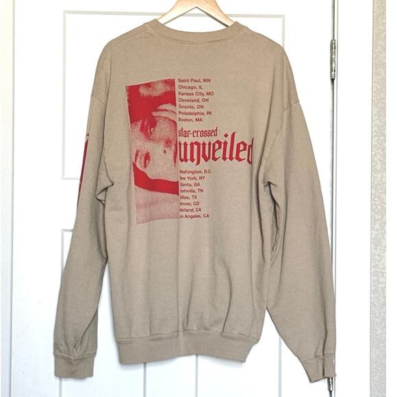 Kacey Musgraves Star-Crossed Unveiled Concert Tour Sweatshirt Unisex XL Tan - Picture 2 of 5